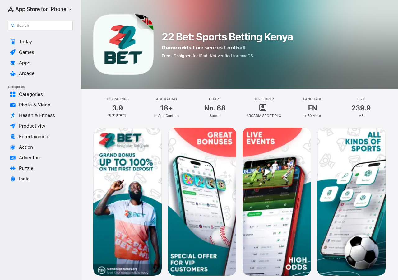 Kenya App Store identity and user context