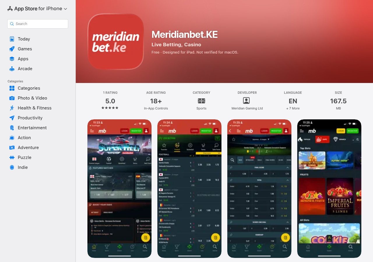 Kenya App Store identity and user context
